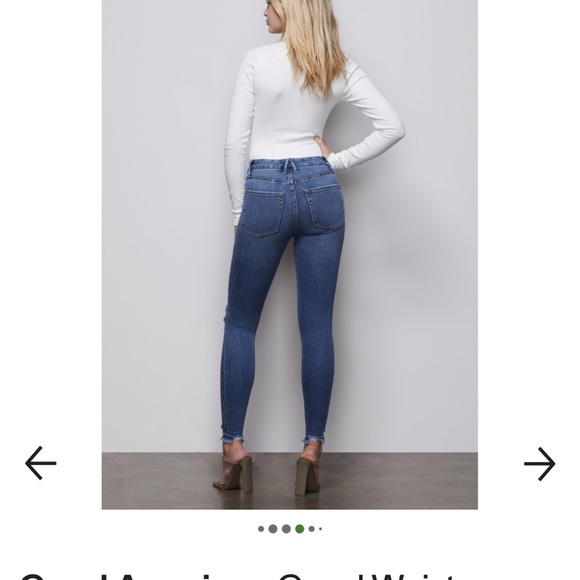 Good American Good Waist Released Hem Jeans - Picture 3 of 15